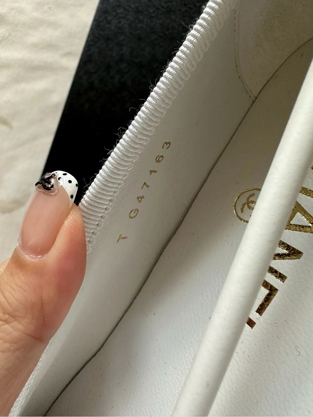 Chanel 26M coco beach Cambon ballet flats White color size 38